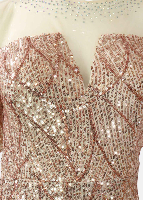 Diamond Vedette Mermaid Gown